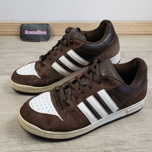 adidas | Shoes | Adidas Evn Mens Brown Suede Shoes Sneakers Size3 | Poshmark